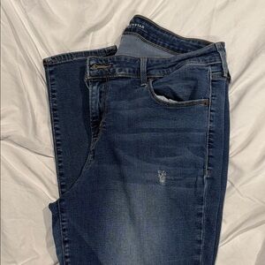 Old Navy Dark Blue Rockstar Jeans